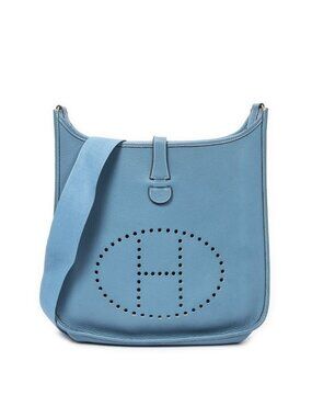 Hermes Evelyne I Blue Jeans Togo Leather